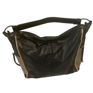 Sondra Roberts Squared Black Bag with Color Detail-NWT!